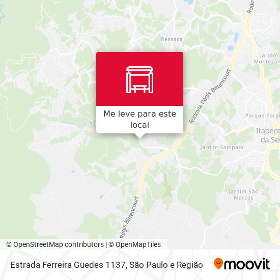 Estrada Ferreira Guedes 1137 mapa