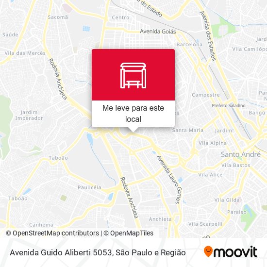 Avenida Guido Aliberti 5053 mapa