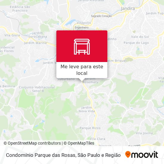 Condomínio Parque das Rosas mapa