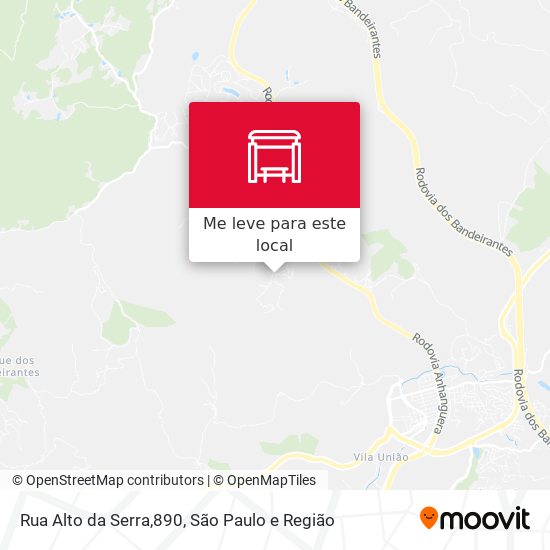 Rua Alto da Serra,890 mapa