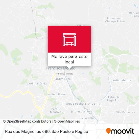 Rua das Magnólias 680 mapa