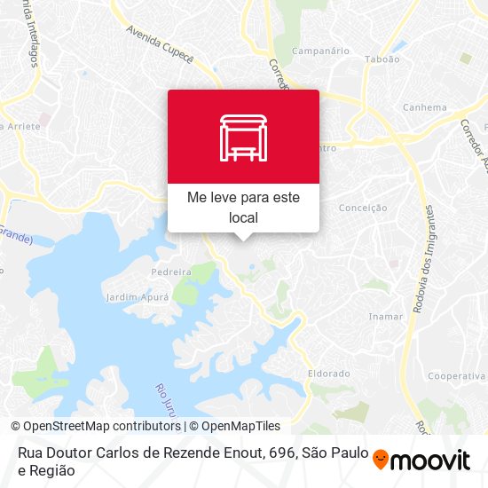 Rua Doutor Carlos de Rezende Enout, 696 mapa