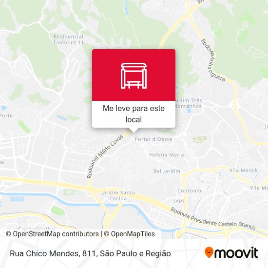 Rua Chico Mendes, 811 mapa