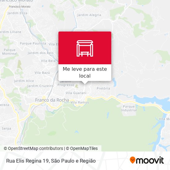 Rua Elis Regina 19 mapa