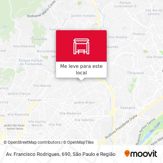 Av. Francisco Rodrigues, 690 mapa