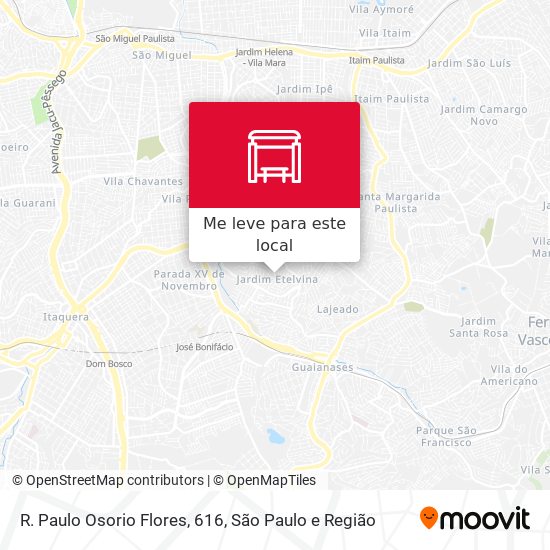 R. Paulo Osorio Flores, 616 mapa