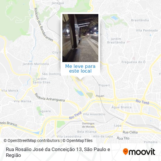 Rua Rosálio José da Conceição 13 mapa