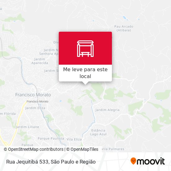 Rua Jequitibá 533 mapa