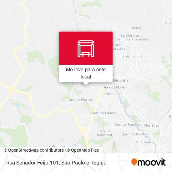 Rua Senador Feijó 101 mapa