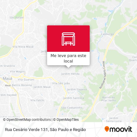 Rua Cesário Verde 131 mapa
