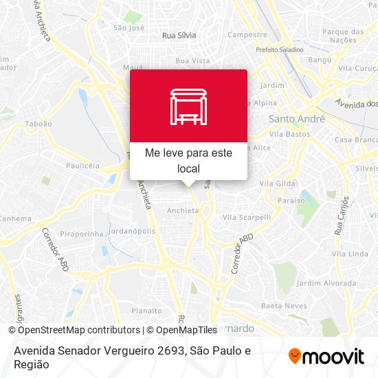 Avenida Senador Vergueiro 2693 mapa