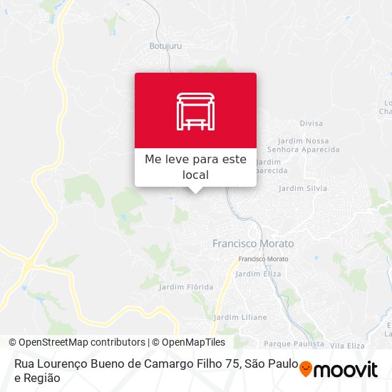 Rua Lourenço Bueno de Camargo Filho 75 mapa