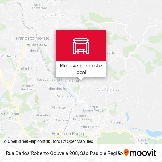 Rua Carlos Roberto Gouveia 208 mapa