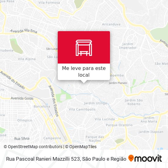 Rua Pascoal Ranieri Mazzilli 523 mapa