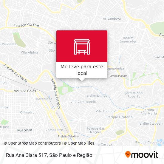 Rua Ana Clara 517 mapa
