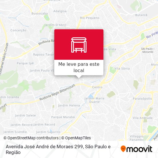 Avenida José André de Moraes 299 mapa