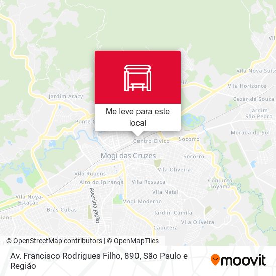 Av. Francisco Rodrigues Filho, 890 mapa