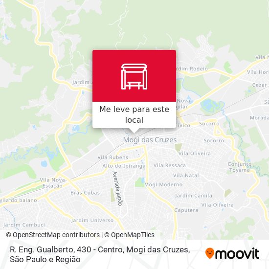 R. Eng. Gualberto, 430 - Centro, Mogi das Cruzes mapa