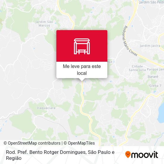 Rod. Pref. Bento Rotger Domingues mapa