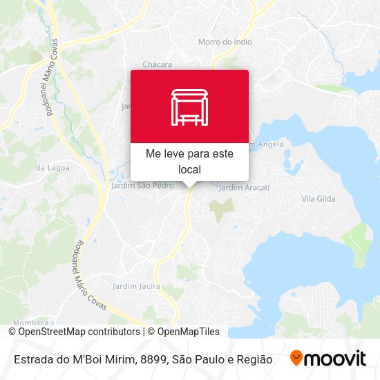 Estrada do M'Boi Mirim, 8899 mapa