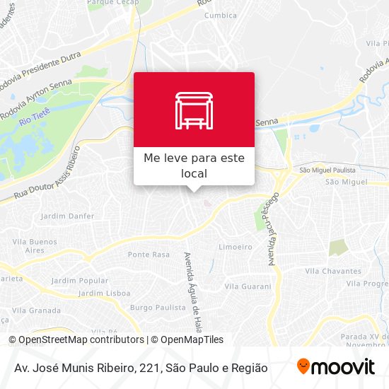 Av. José Munis Ribeiro, 221 mapa