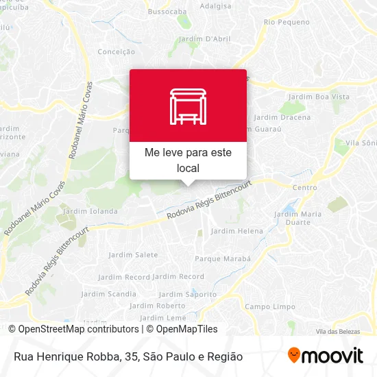 Rua Henrique Robba, 35 mapa