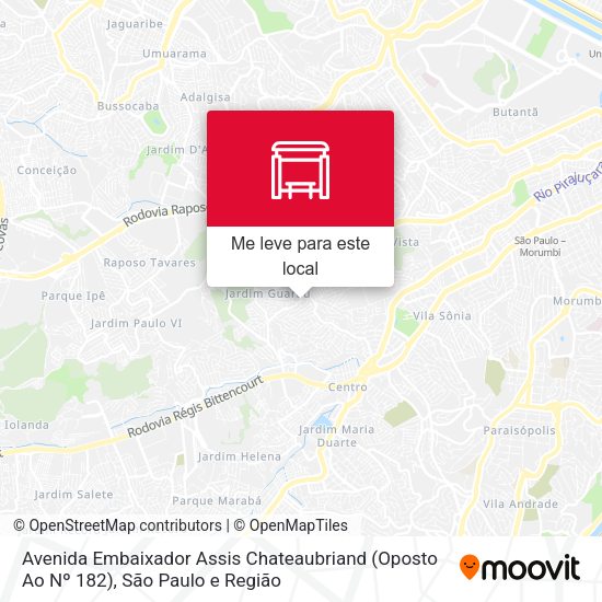 Avenida Embaixador Assis Chateaubriand (Oposto Ao Nº 182) mapa