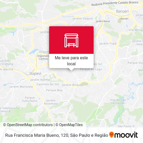 Rua Francisca Maria Bueno, 120 mapa