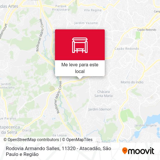 Rodovia Armando Salles, 11320 - Atacadão mapa