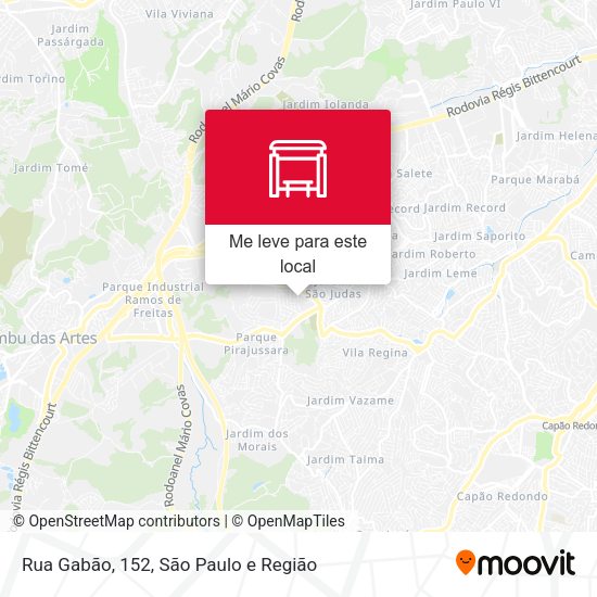 Rua Gabão, 152 mapa
