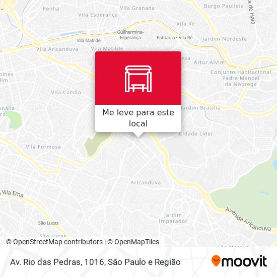 Av. Rio das Pedras, 1016 mapa