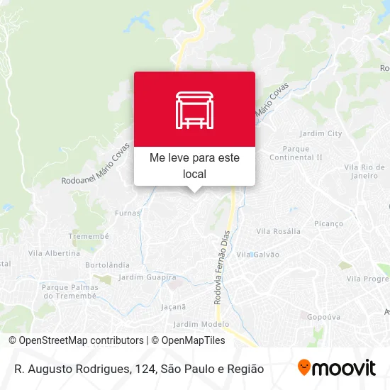 R. Augusto Rodrigues, 124 mapa