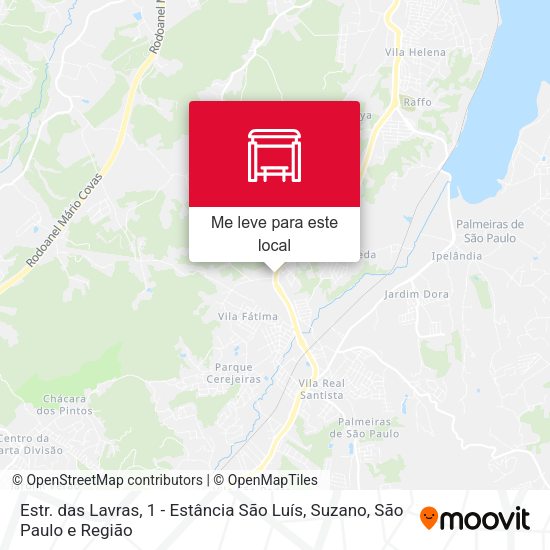 Estr. das Lavras, 1 - Estância São Luís, Suzano mapa