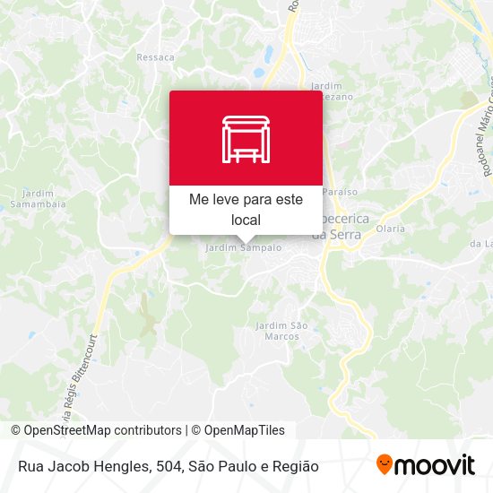 Rua Jacob Hengles, 504 mapa