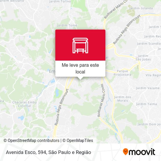 Avenida Esco, 594 mapa