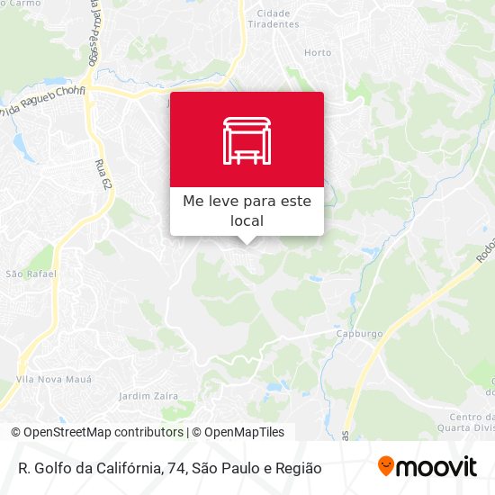 R. Golfo da Califórnia, 74 mapa
