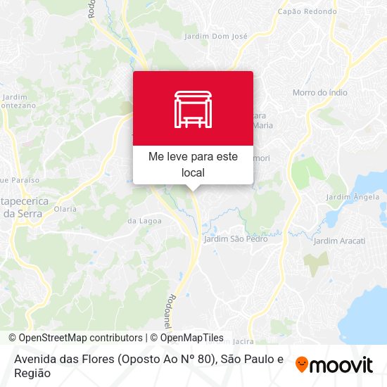 Avenida das Flores (Oposto Ao Nº 80) mapa