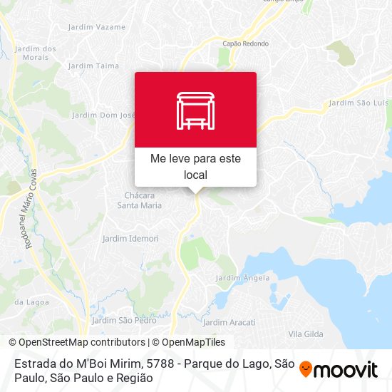 Estrada do M'Boi Mirim, 5788 - Parque do Lago, São Paulo mapa
