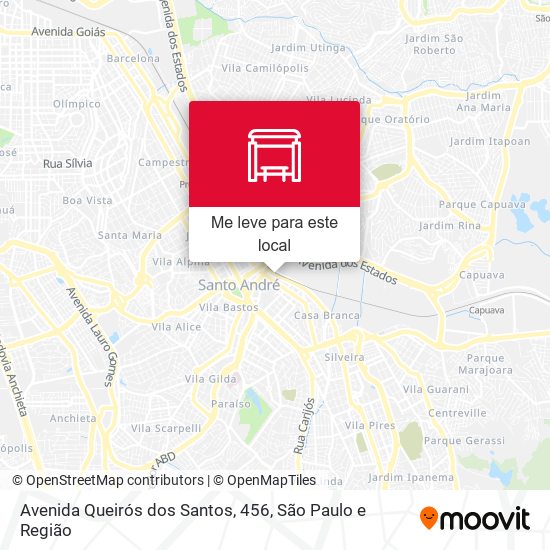 Avenida Queirós dos Santos, 456 mapa