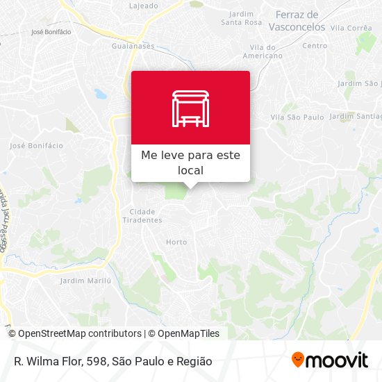 R. Wilma Flor, 598 mapa