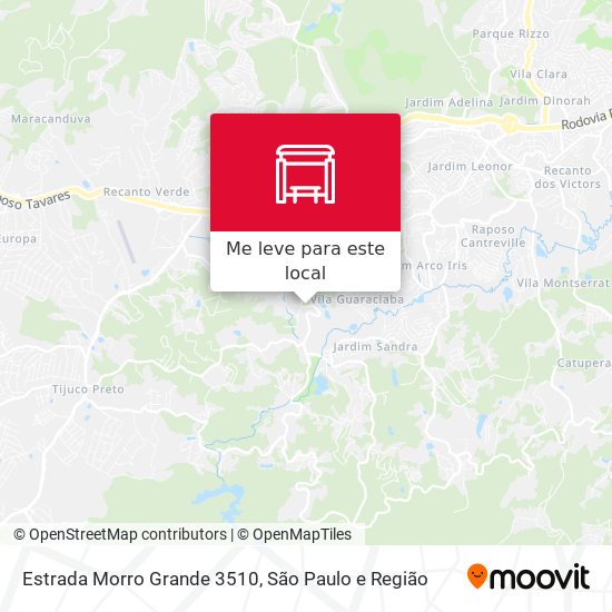 Estrada Morro Grande 3510 mapa