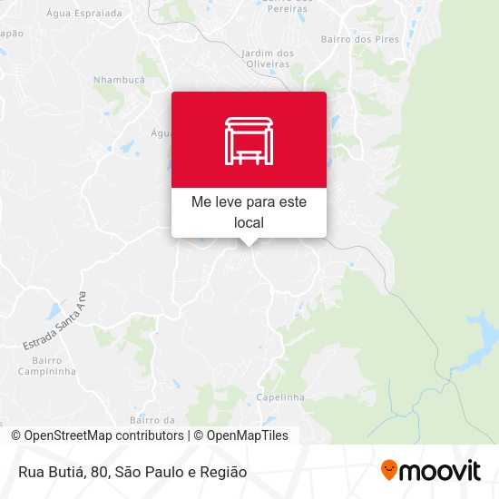 Rua Butiá, 80 mapa