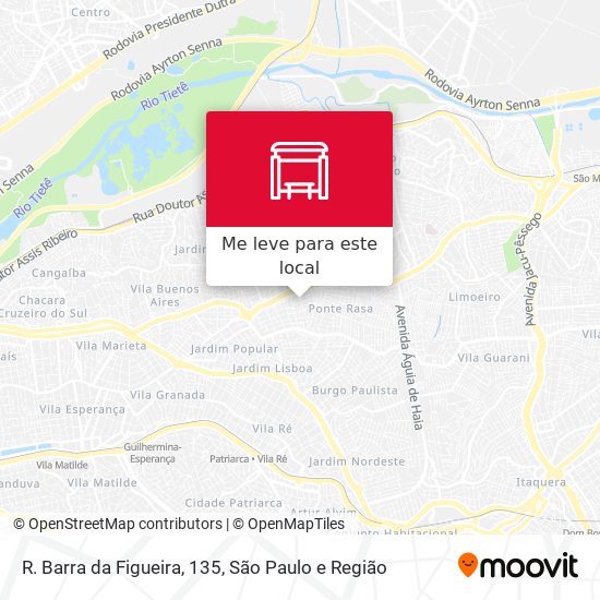 R. Barra da Figueira, 135 mapa