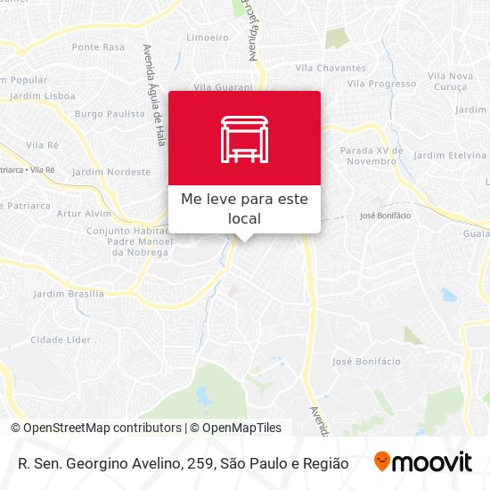 R. Sen. Georgino Avelino, 259 mapa