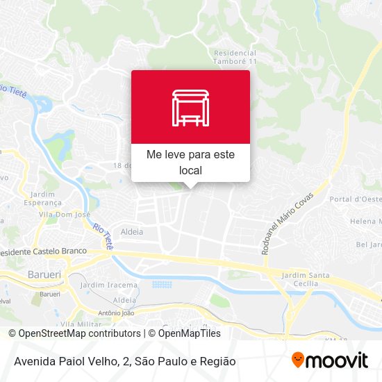 Avenida Paiol Velho, 2 mapa