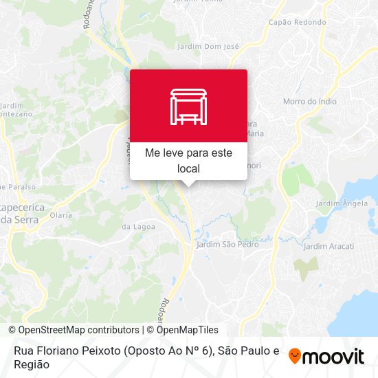 Rua Floriano Peixoto (Oposto Ao Nº 6) mapa
