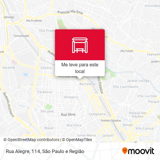 Rua Alegre, 114 mapa