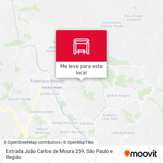 Estrada João Carlos de Moura 259 mapa