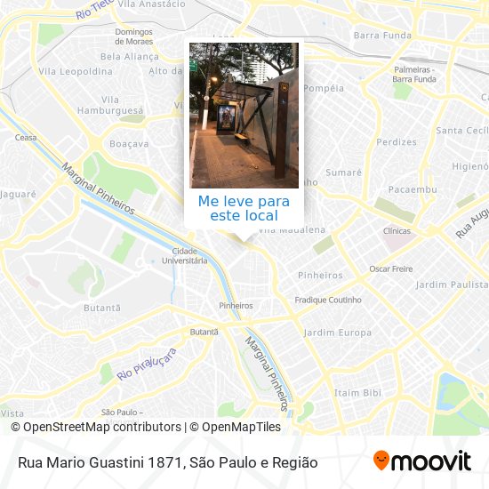 Rua Mario Guastini 1871 mapa