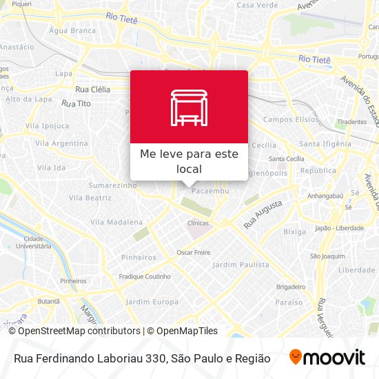 Rua Ferdinando Laboriau 330 mapa